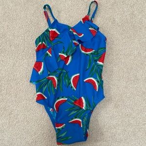Old Navy watermelon swimsuit size toddler 3T